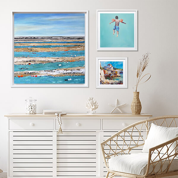 Beach or the mountain? A response through paintings ! 